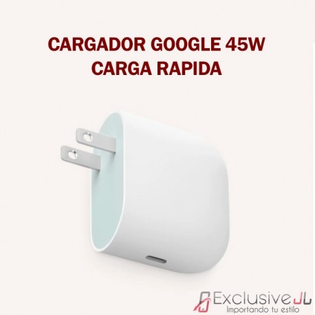 Cargador Google 45w Carga Rapida